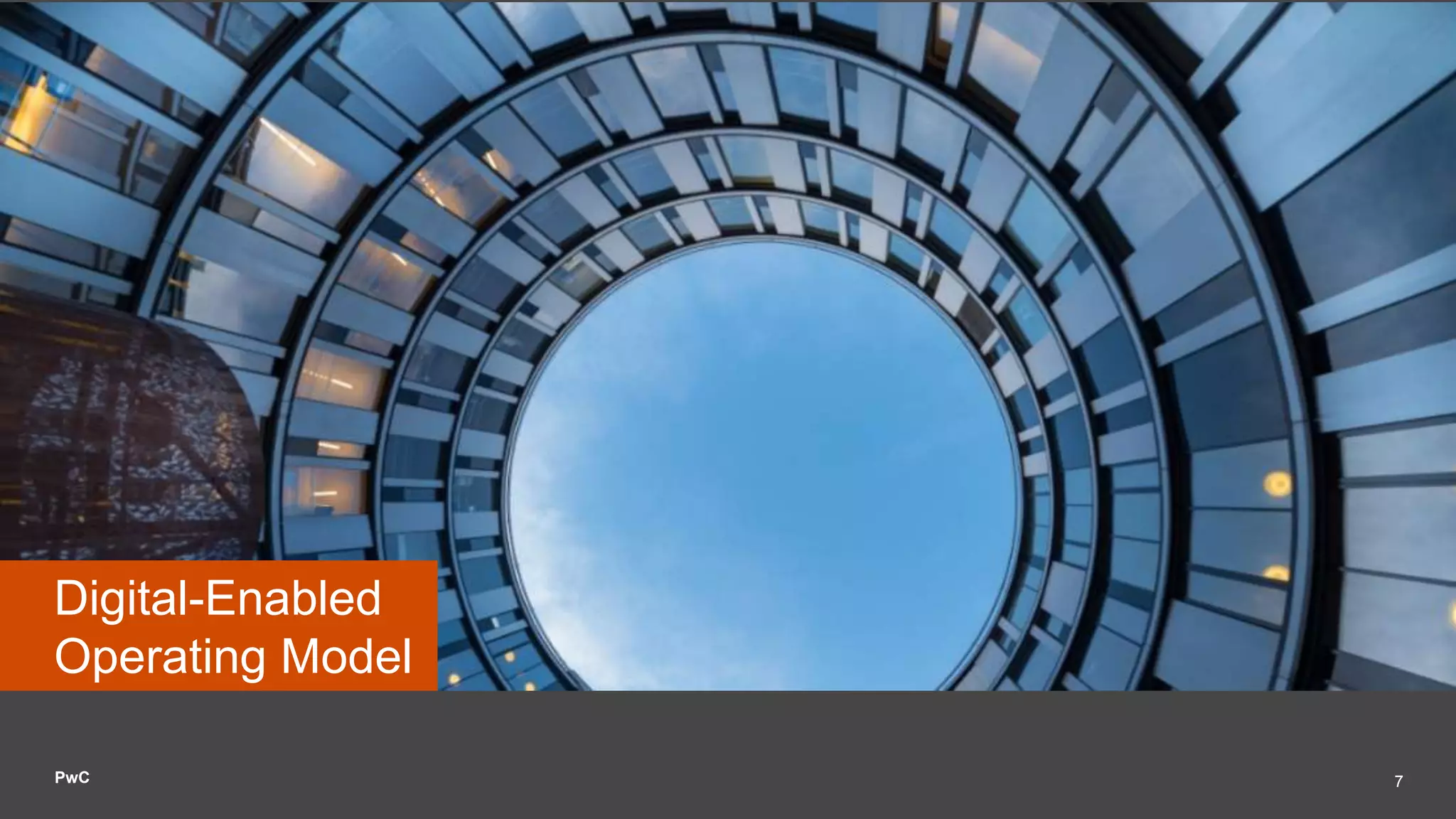 PwC 7
Digital-Enabled
Operating Model
 