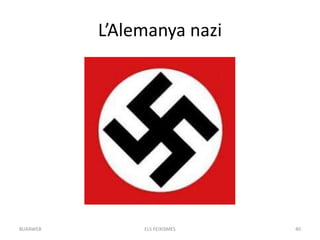 L’Alemanya nazi
ELS FEIXISMES 40BUXAWEB
 