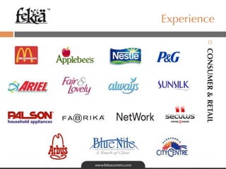 CONSUMER  RETAIL
Experience
             ¨




               
™
 