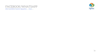 FACEBOOK/WHATSAPP 
eles também fazem ligações … mas …
16
 