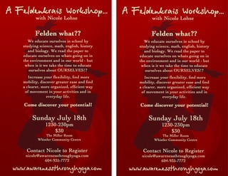 Felden what workshop 2