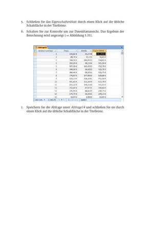 Feldinhalte berechnen access2007