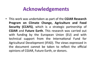 Feliciano Tool for geographic optimization mitigation options Nov 12 2014