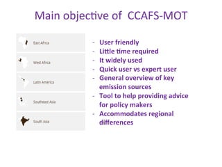 Feliciano Tool for geographic optimization mitigation options Nov 12 2014