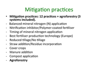 Feliciano Tool for geographic optimization mitigation options Nov 12 2014