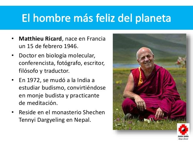 Resultado de imagen de matthieu ricard el hombre mas feliz del mundo