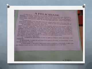 Felicidade!! slide