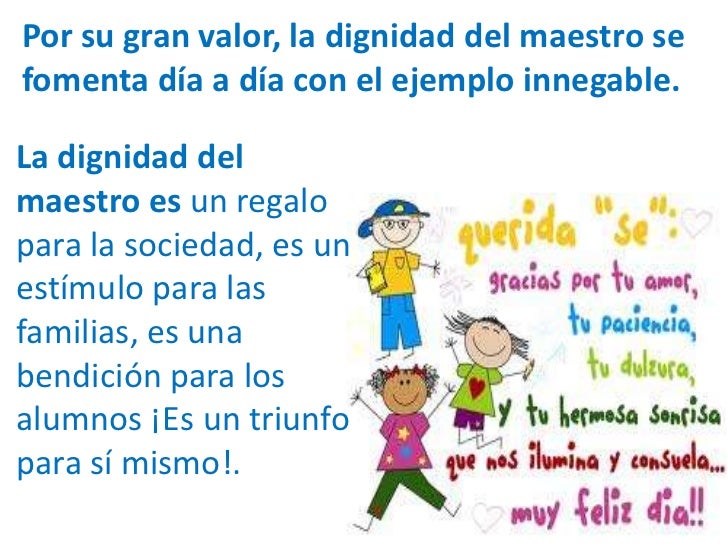 Felicidades maestro (a)
