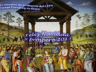 Felicitación navideña CEPA Teresa enríquez