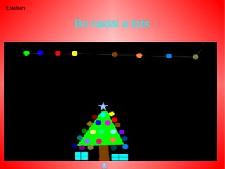 Bo nadal a tots Esteban 