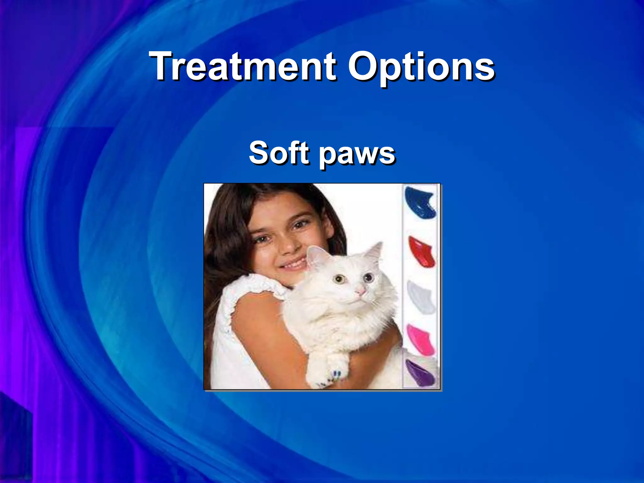 Treatment Options
Soft paws
 