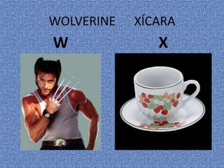 WOLVERINE XÍCARA
W X
 