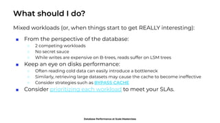 Database Performance at Scale Masterclass: Workload Characteristics by ...
