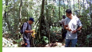 Monitoreo de la integridad
ecológica en áreas
protegidas
Monitoreo de la
biodiversidad en sistemas
agropecuarios
 
