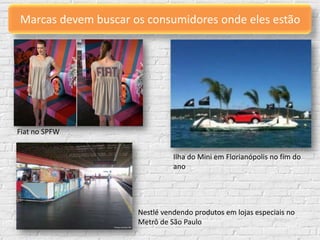 Entendemos quem são os consumidores... ...como pensam, como agem, como interagemEntendemos seus desejos e anseios......e criamos um mundo da marca para elesCom base nesse entendimento, traçamos estratégias para atingir objetivos...... de comunicação e marketing do cliente