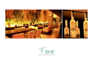 Faro Dining Room and Bar - Marketing 