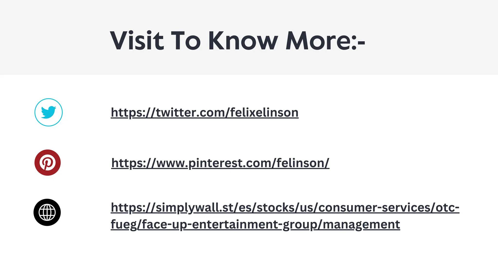 Felix Elinson PPT
