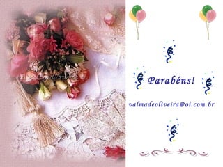 Parabéns! [email_address] 