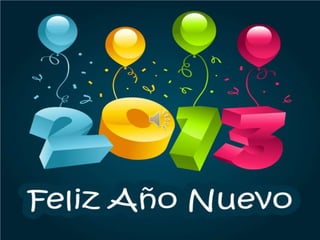 Feliz año nuevo 2013