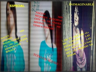 ESPECIAL   INIMAGINABLE
 