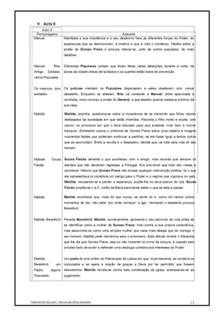 Acto II




“Felizmente Há Luar!”, de Luís de Sttau Monteiro   11
 
