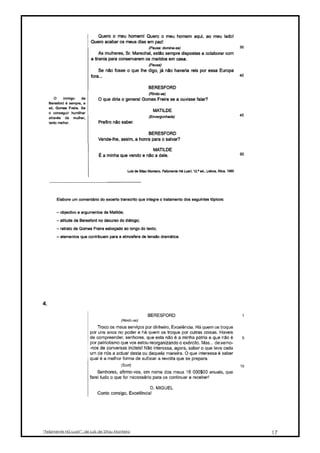 4.




“Felizmente Há Luar!”, de Luís de Sttau Monteiro   17
 