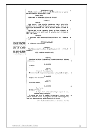 “Felizmente Há Luar!”, de Luís de Sttau Monteiro   18
 