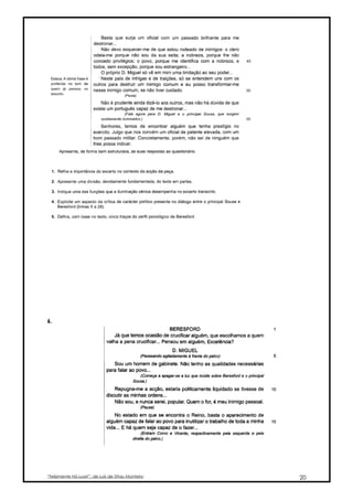 6.




“Felizmente Há Luar!”, de Luís de Sttau Monteiro   20
 