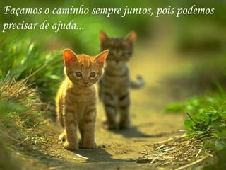 Façamos o caminho sempre juntos, pois podemos
precisar de ajuda...

http://www.wmnett.com.br

 