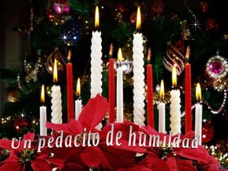 Un pedacito de humildad ... 