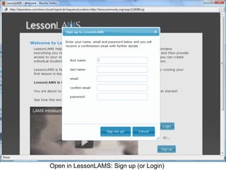 Open in LessonLAMS: Sign up (or Login)
 