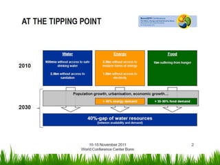 Sustainable Development Goals and the Nexus | PPTX