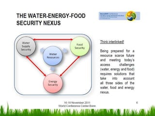 Sustainable Development Goals and the Nexus | PPTX