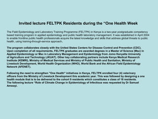 Role of climate change in epidemiology of infectious diseases