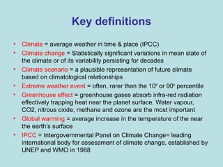 Role of climate change in epidemiology of infectious diseases