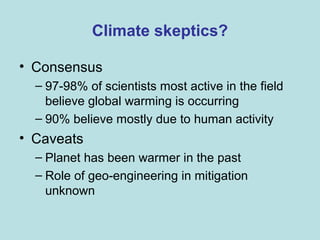 Role of climate change in epidemiology of infectious diseases