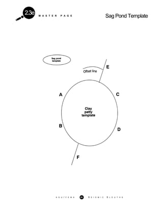 M A S T E R P A G E Sag Pond Template
2.3e
A G U / F E M A 83 S E I S M I C S L E U T H S
 