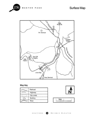 M A S T E R P A G E Surface Map2.5c
A G U / F E M A 135 S E I S M I C S L E U T H S
 