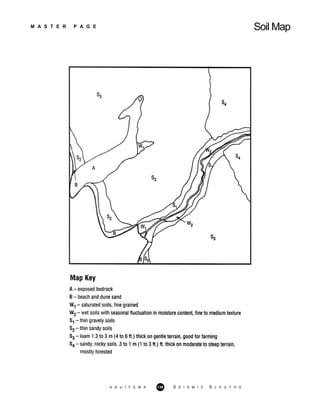 M A S T E R P A G E Soil Map
A G U / F E M A 136 S E I S M I C S L E U T H S
 