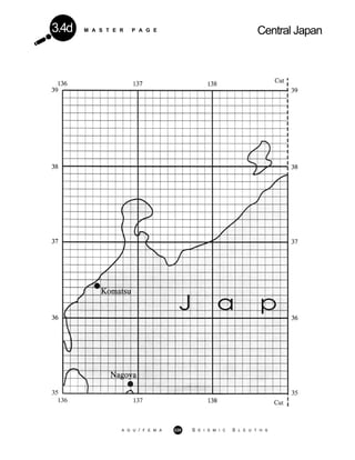 M A S T E R P A G E Central Japan3.4d
A G U / F E M A 220 S E I S M I C S L E U T H S
 