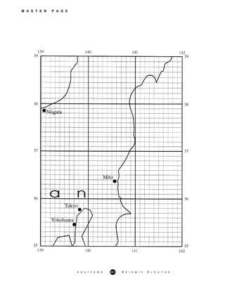 M A S T E R P A G E
A G U / F E M A 221 S E I S M I C S L E U T H S
 