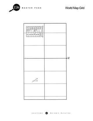 M A S T E R P A G E World Map Grid2.2e
A G U / F E M A 65 S E I S M I C S L E U T H S
 
