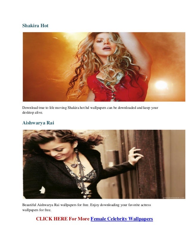 High Definition Female Celebrities Desktop Wallpapers