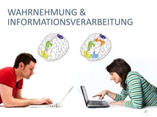 WAHRNEHMUNG &
INFORMATIONSVERARBEITUNG
 