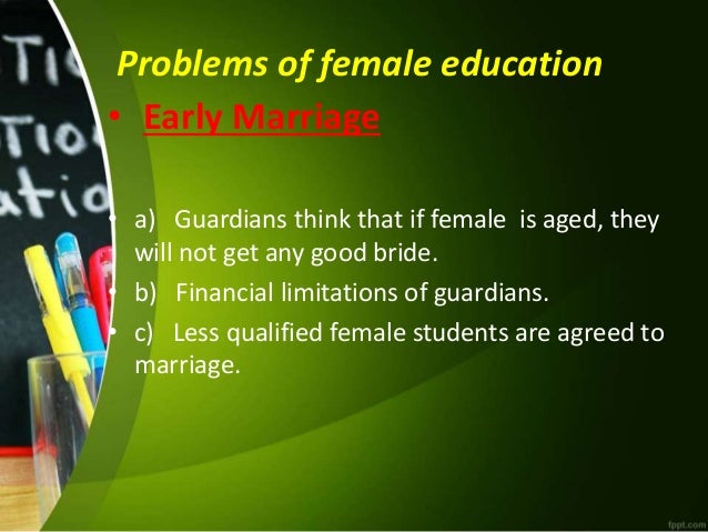 female education presentation ready