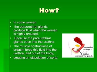 Femalejaculation | PPT