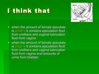 Femalejaculation | PPT
