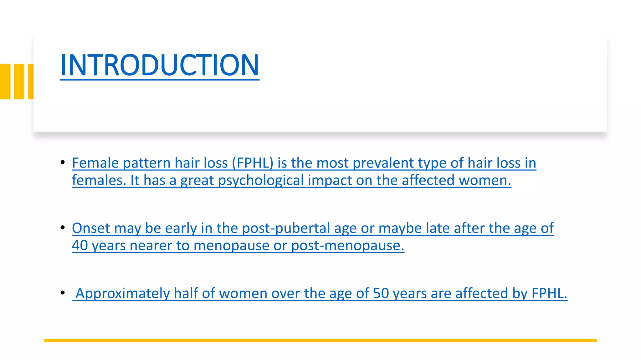 Female Pattern Hair Loss | Chapter 20 | Practical Guide To Hair ...