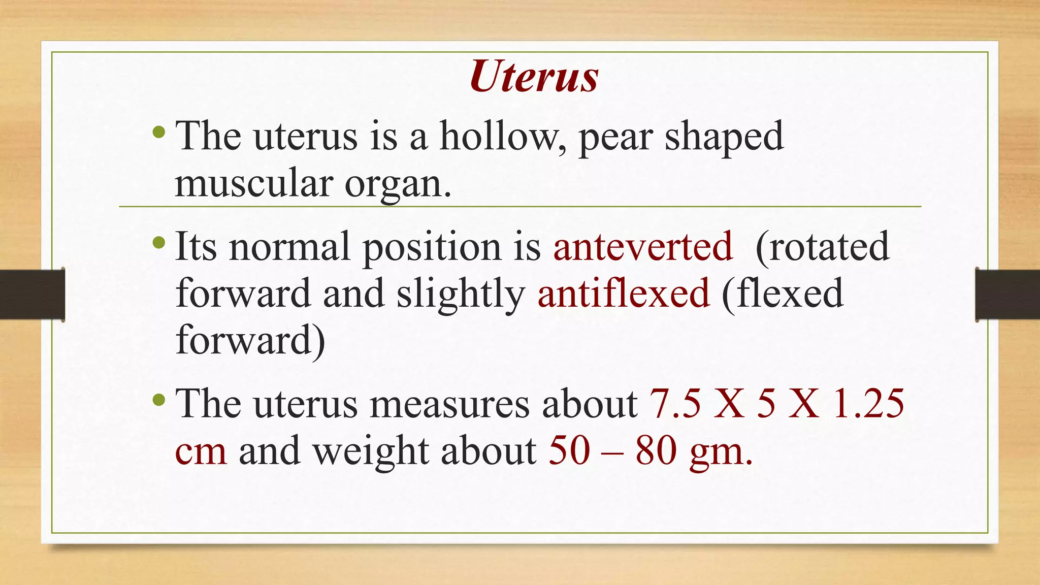 Female reproductive system | PPTX