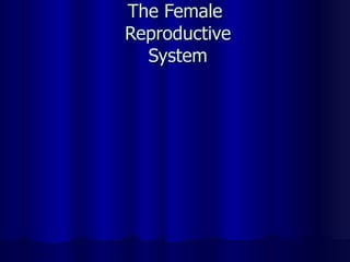 The Female  Reproductive  System 